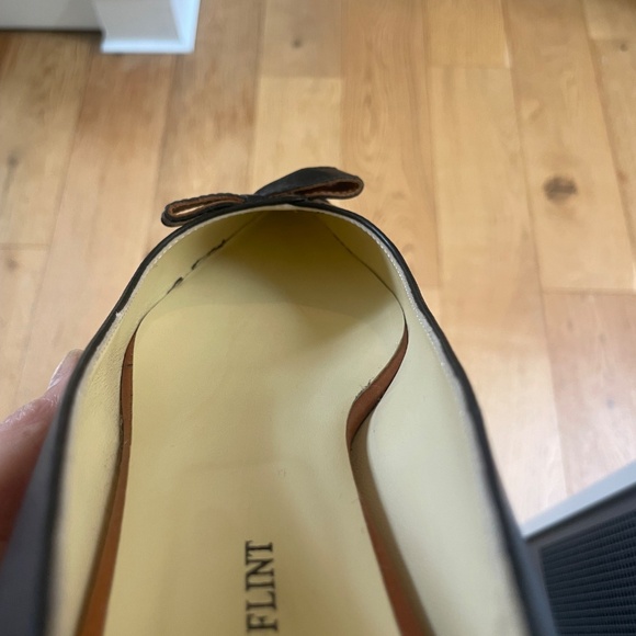 Sarah Flint Natalie Black Vachetta Flat Size 37 - Picture 7 of 15